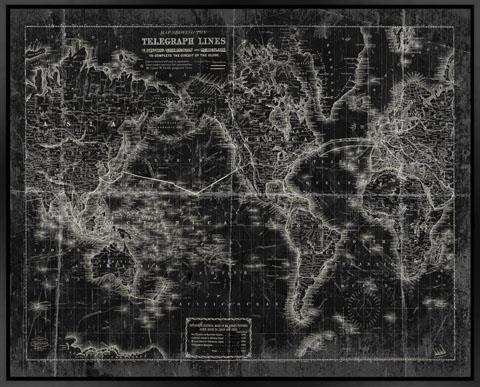 Signature Wall Art - Framed Canvas (Black/White) - Wall Art | Walker's